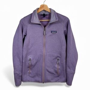PATAGONIA Tech Fleece Jacket - Purple Full Zip Womens Small (fits like XS)